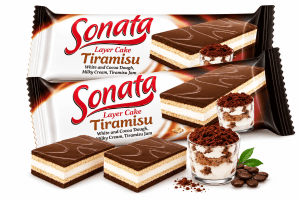 KBF-571.1. "Sonata" Layer Cake with Tiramisu Flavor