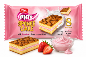 KBF-61. “Mindy Max” Sponge Cake with Strawberry Flavor Cream