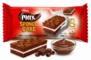 KBF-62. "Mindy Max" Sponge Cake with Cocoa Flavor Cream