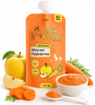 1134. Baked Apple & Carrot Fruit and Vegetable Puree Pouch