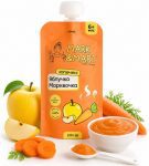1134. Baked Apple & Carrot Fruit and Vegetable Puree Pouch